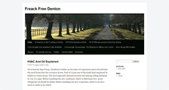 Desktop Screenshot of frackfreedenton.com