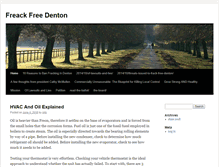Tablet Screenshot of frackfreedenton.com